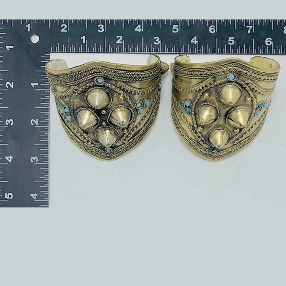 Single Rustic Pure Vintage Gypsy Boho Cuff,Tribal Statement Cuff - Picture 6 of 10